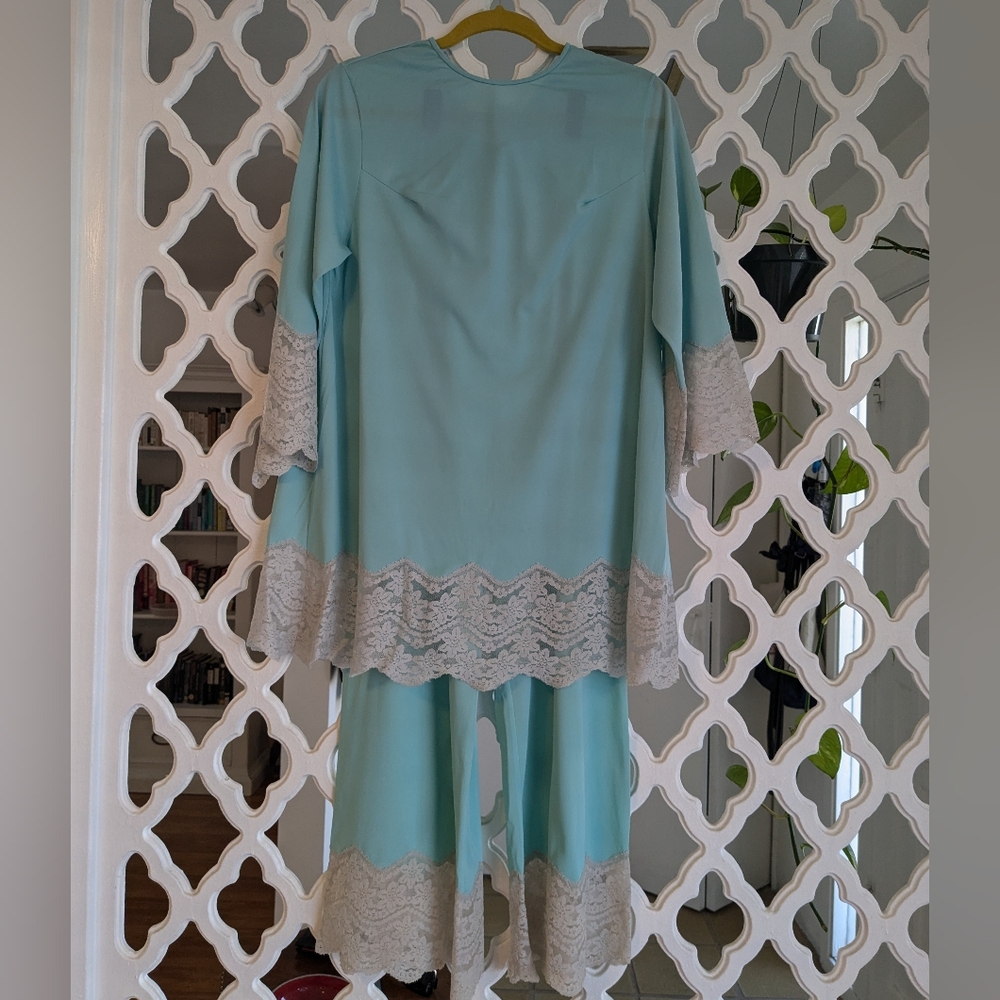 VTG 70s Blue Lounge set - Picture 6 of 10